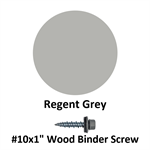 #10x1^ Wood Binder Screw  Regent Grey