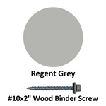 #10x2^ Wood Binder Screw  Regent Grey