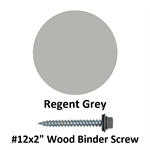 #12x2^ Wood Binder Screw  Regent Grey