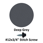 #12x3/4^ Stitch Screw  Deep Grey