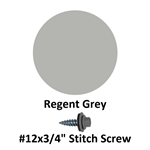 #12x3/4^ Stitch Screw  Regent Grey