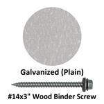 #14x3^ Wood Binder Screw  Galvanized