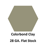 28 Ga. 42^ x 120^ Flat Stock  COLORBOND Clay