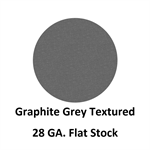 28 Ga. 48^ x 120^ Flat Stock  Graphite Grey Textured