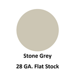 28 Ga. 48^ x 120^ Flat Stock  Stone Grey