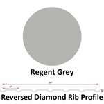 29Ga. 36^ REVERSED Diamond Rib  Regent Grey