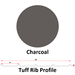 29Ga. 36^ Tuff Rib, DR!PSTOP Applied On Back Side Of Sheet  Charcoal