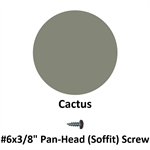 #6x3/8^ Pan-Head (Soffit) Screw  Cactus