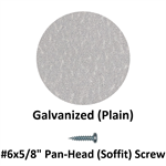 #6x5/8^ Pan-Head (Soffit) Screw  Galvanized