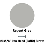 #6x5/8^ Pan-Head (Soffit) Screw  Regent Grey