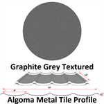 Algoma Tile Panel Graphite Grey (3.11sqft per Pan.