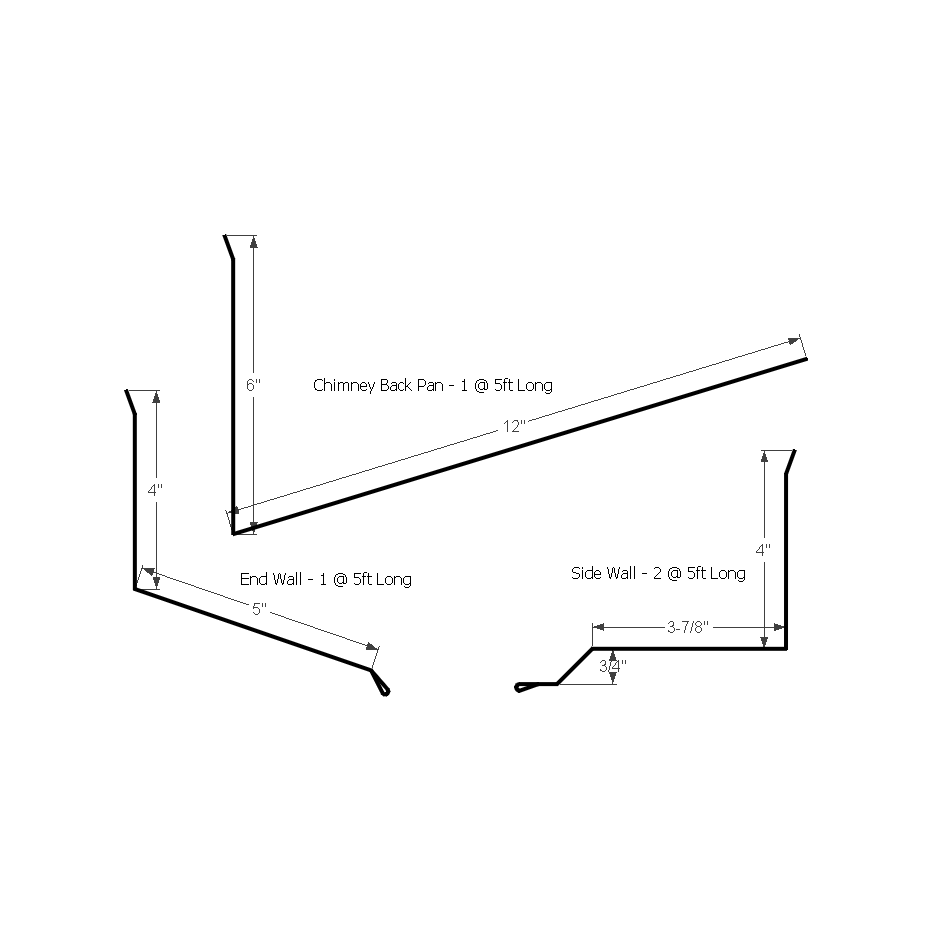 Chimney Kit  Black