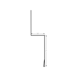 Gable Divider 2^  Tan