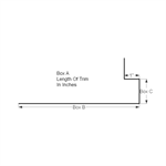 Jamb Trim Flat 1^ (Custom Length)  Autumn Wood Grain