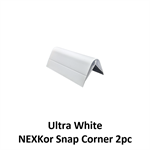 NEXKor Snap Corner 2pc, 12ft  Ultra White