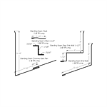 Standing Seam Chimney Kit with Step 1-1/2^  Bone White