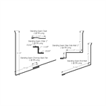 Standing Seam Chimney Kit with Step 1^  Bone White