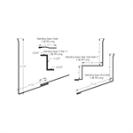 Standing Seam Chimney Kit with Step 2^  Charcoal