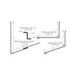 Standing Seam Chimney Kit with Z-Bar 1-1/2^  Bone White