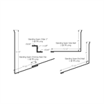 Standing Seam Chimney Kit with Z-Bar 1^  Bone White