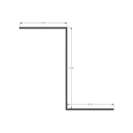 Standing Seam Z-Bar 1-1/2^  Bone White