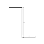 Standing Seam Z-Bar 2^  Bone White