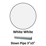 Down Pipe 3^x3^  White White