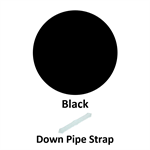 Down Pipe Strap  Black