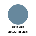 28 Ga. 48^ x 120^ Flat Stock  Slate Blue