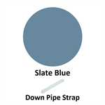 Down Pipe Strap  Slate Blue