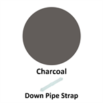 Down Pipe Strap  Charcoal