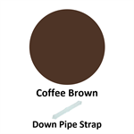 Down Pipe Strap  Coffee Brown