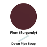 Down Pipe Strap  Plum (Burgundy)