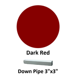 Down Pipe 3^x3^  Dark Red