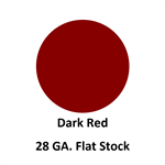 28 Ga. 48^ x 120^ Flat Stock  Dark Red