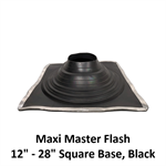 # Maxi Master flash  12^-28^ Square Base, Black