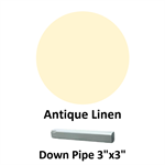 Down Pipe 3^x3^  Antique Linen