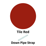 Down Pipe Strap  Tile Red