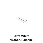 NEXKor J-Channel, 12ft  Ultra White