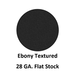 28 Ga. 48^ x 120^ Flat Stock  Ebony Textured