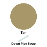 Down Pipe Strap  Tan