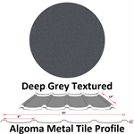 Algoma Tile Panel (3.11 sq/ft per Panel)  Deep Grey