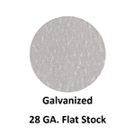 28 Ga. 48^ x 120^ Flat Stock  Galvanized