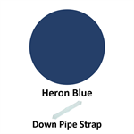 Down Pipe Strap  Heron Blue