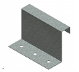 Standing Seam Roof Clip 2^ tall x3^ W.- Galvanized