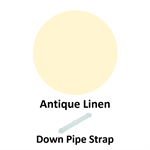 Down Pipe Strap  Antique Linen