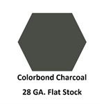 28 Ga. 42^ x 120^ Flat Stock  COLORBOND Charcoal